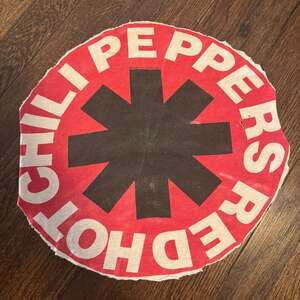 VINTAGE Red Hot Chili Peppers Asterisk Logo T-SHIRT BACK PATCH RETRO RHCP